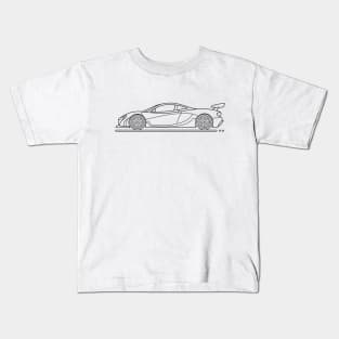 P1 Lineart B Kids T-Shirt